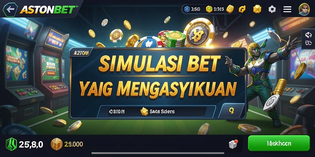 Tampilan gameplay menegangkan dalam astobet, menampilkan suasana taruhan yang seru.