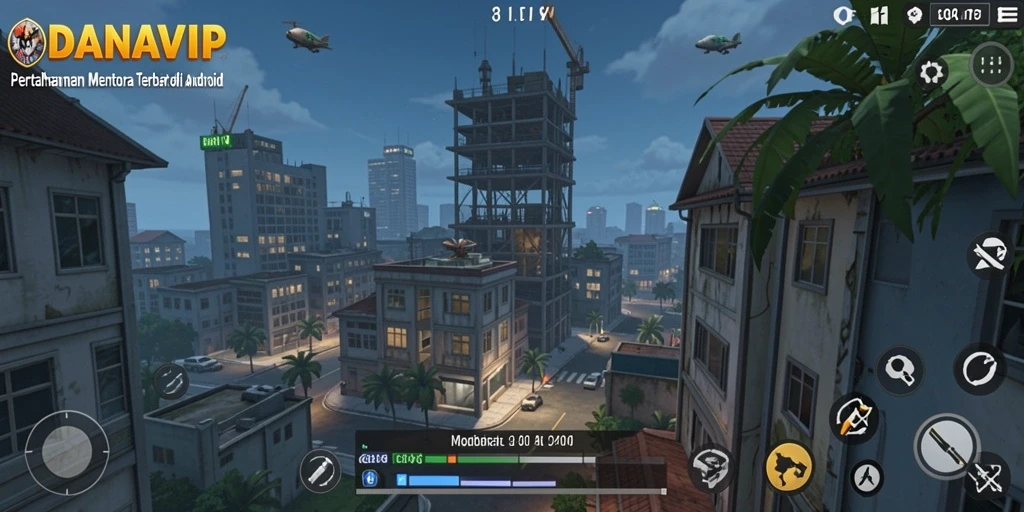 Tampilkan gameplay menakjubkan dari DANAVIP dengan pertahanan menara yang strategis.