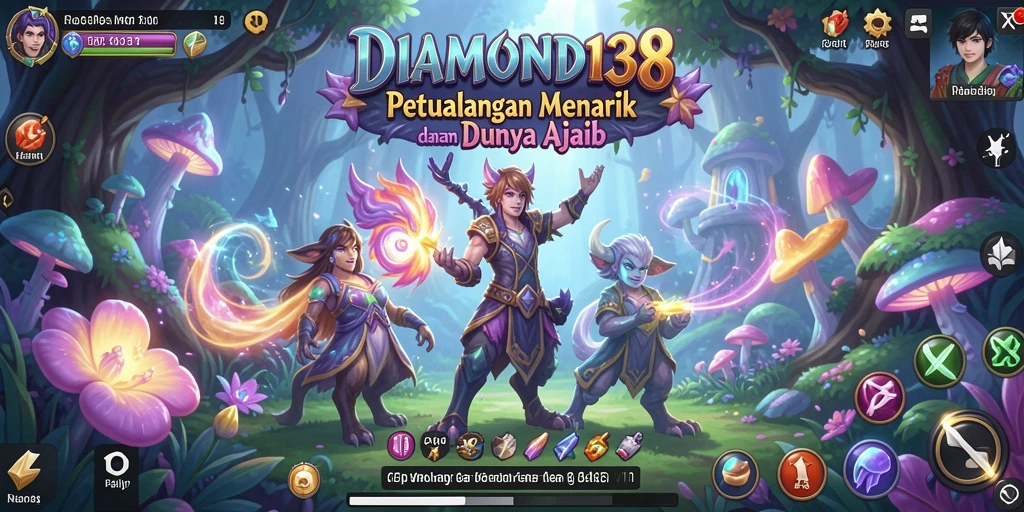 Tampilan gameplay DIAMOND138 yang seru dan menantang.
