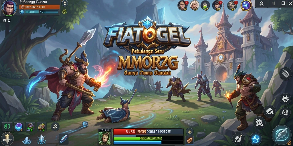 Tampilan menakjubkan dari gameplay FIATOGEL dalam petualangan MMORPG.