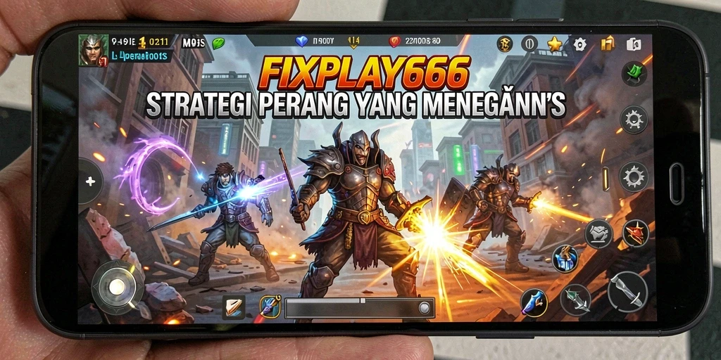 Tangkapan layar gameplay FIXPLAY666 menampilkan pertempuran strategi yang mendebarkan.