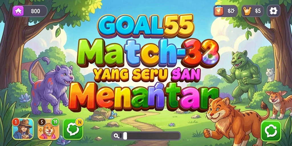 Gameplay seru dan menantang dalam permainan Match-3.