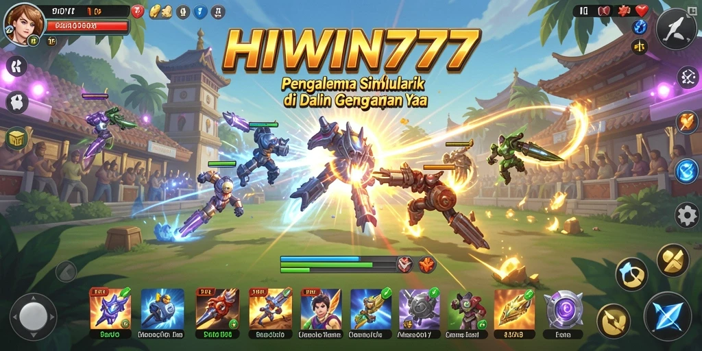 Screenshot gameplay HIWIN777 yang menunjukkan aksi seru dan interaksi antar pemain.