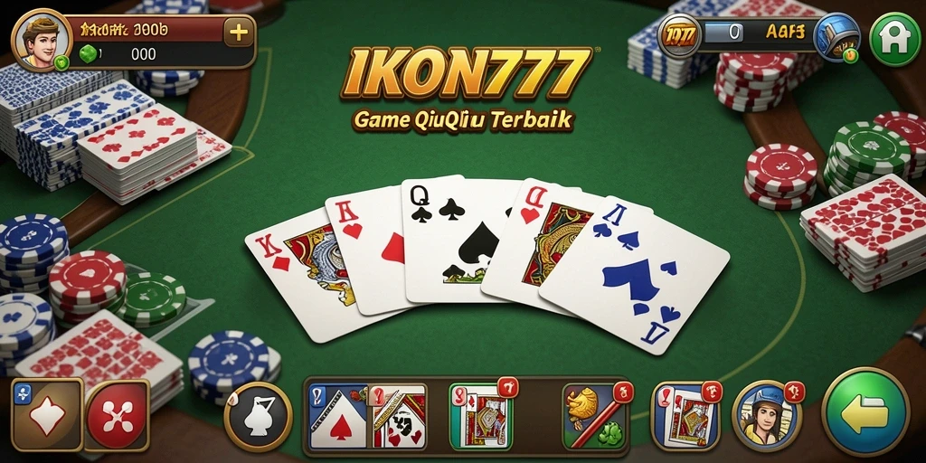 Tangkapan layar gameplay QiuQiu yang mendebarkan di IKON777.