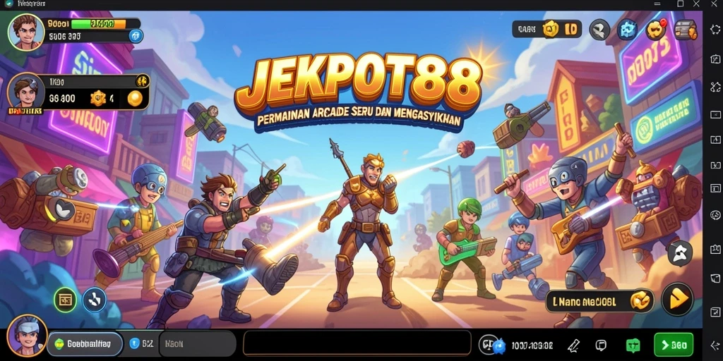 Tampilan gameplay JEKPOT88 yang menantang dan seru.