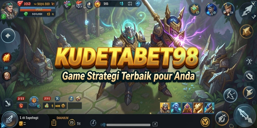Screenshot gameplay KUDETABET98 menunjukkan pertempuran strategis yang mendebarkan.