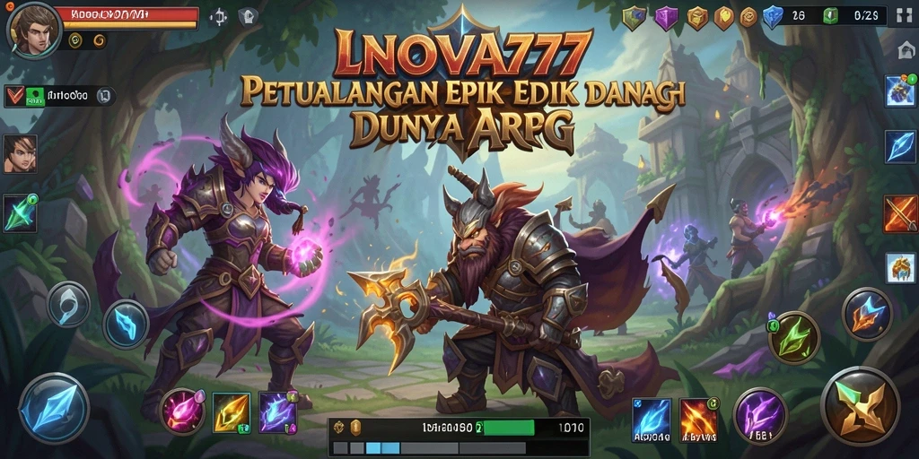 Tampilan seru gameplay ARPG LNOVA777 dengan aksi yang menegangkan.