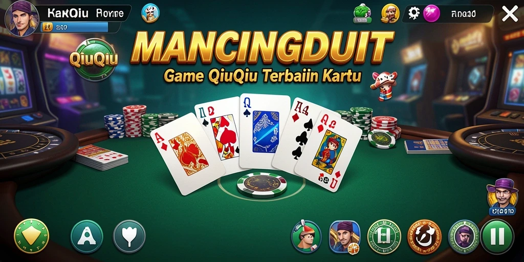 Tampilan gameplay seru dan interaktif dalam MANCINGDUIT.