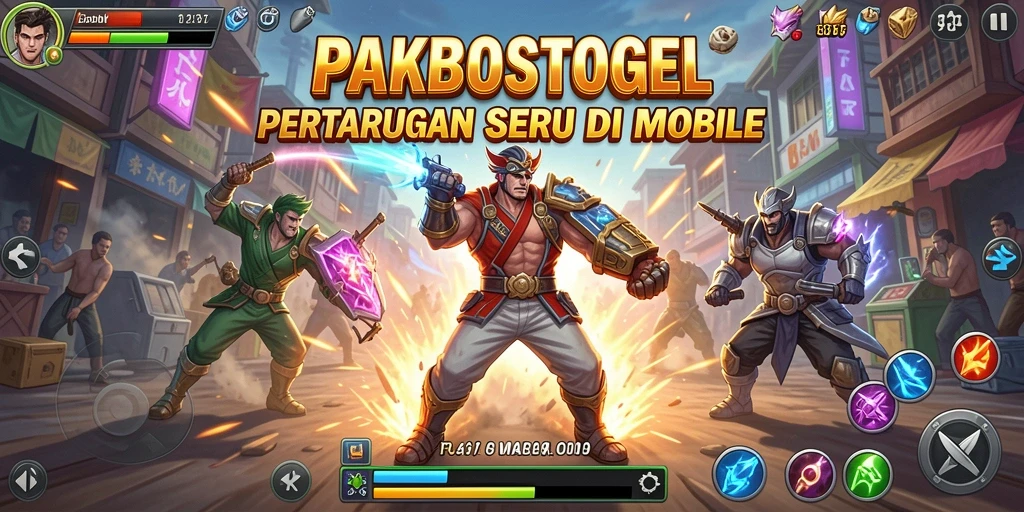 Gameplay seru dengan pertarungan epik di PAKBOSTOGEL.
