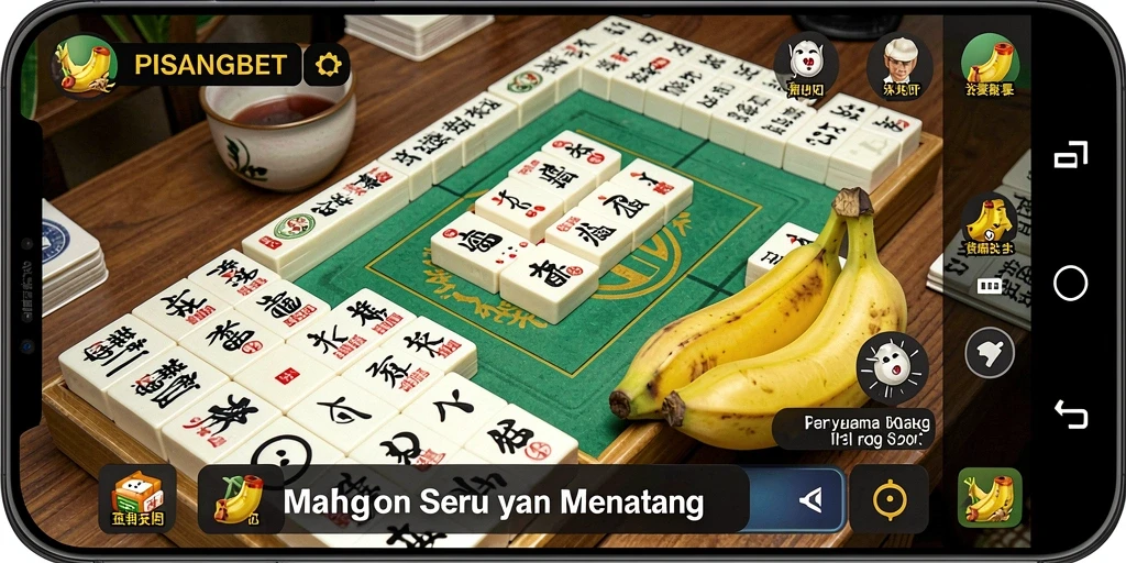 Screenshot PISANGBET menampilkan gameplay Mahjong yang seru.