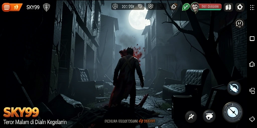 Tangkapan layar menunjukkan gameplay menegangkan dan atmosfer menyeramkan.