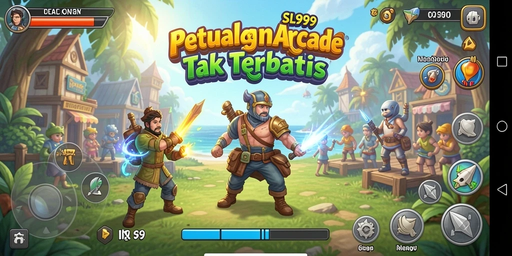 Tangkapan layar utama menampilkan gameplay seru dari SL999.