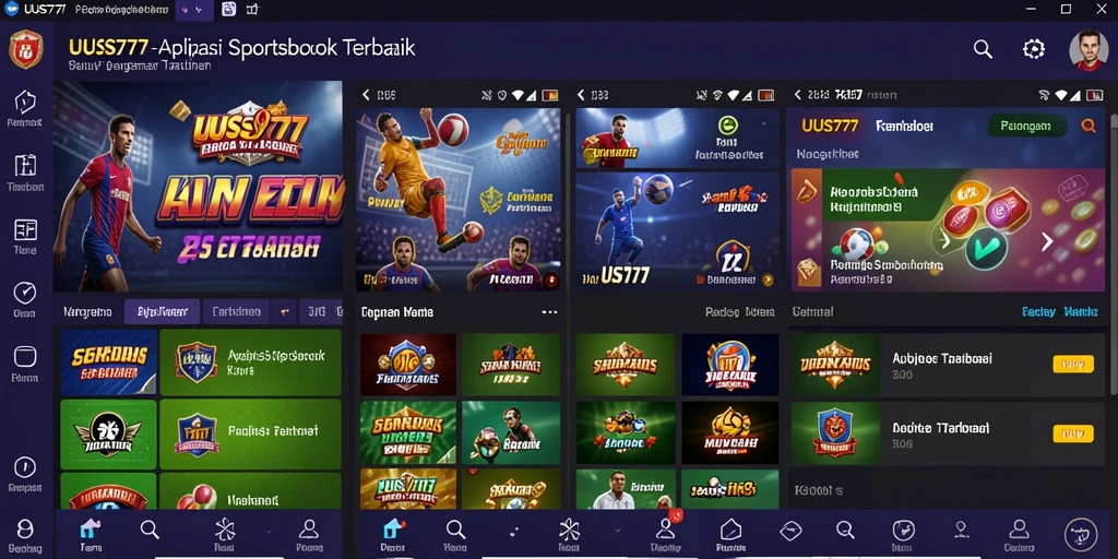 Tampilan gameplay interaktif UUS777 dalam taruhan olahraga.