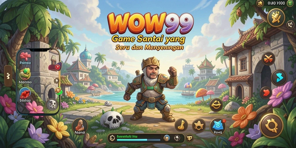 Tampilan gameplay WOW99 yang penuh warna dan menarik.